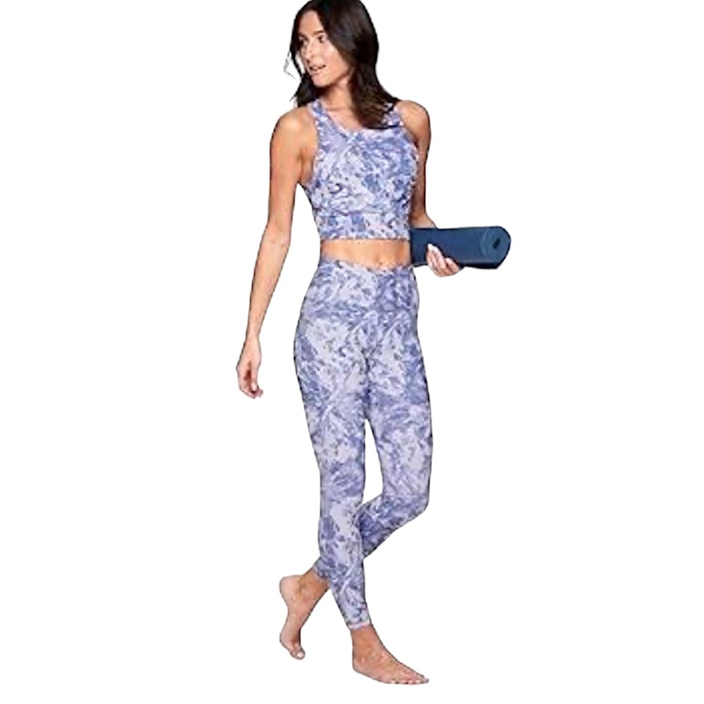 Women’s RBX Zen Watercolor Tie Dye Matching Set NWOT Top is M/Bottoms are L